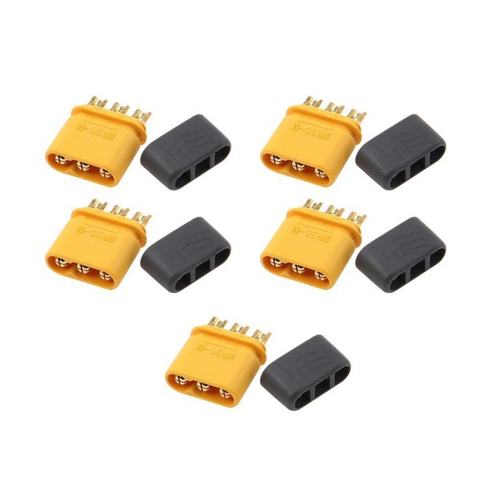 AMASS MR30 Stecker Gelb Schwarz Männlich Weiblich Stecker Neue MR30 Abdeckung für RC Flugzeug