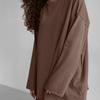 Magliette da Donna Oversize a Maniche Lunghe Basic Girocollo Maglietta Top Primavera Autunno Abbigliamento Casual da Allenamento Moda Casual Y2K Magliette a Maniche Lunghe Larghe da Donna