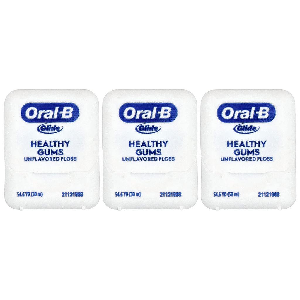 Oral-B Glide, Pro-Health, Original tanntråd, Uten smak, 3-pakning