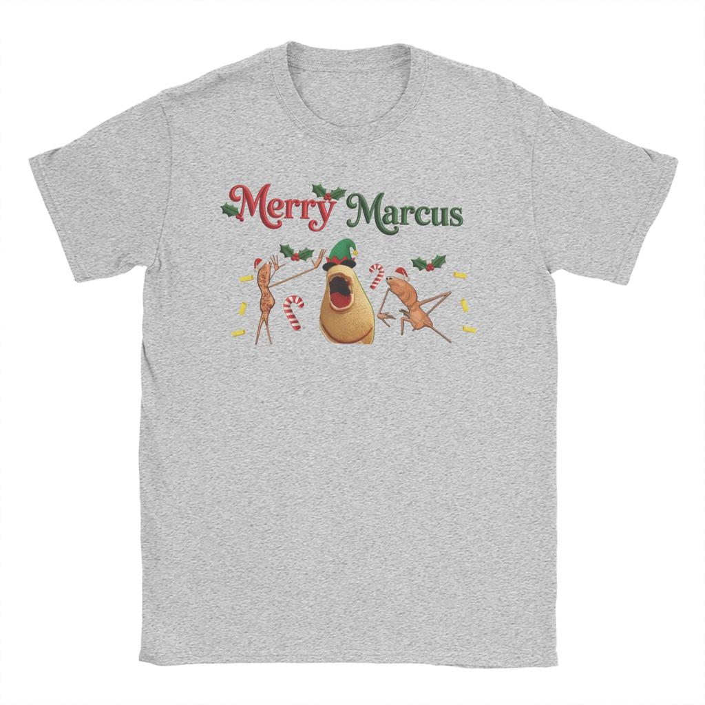 Funny Marcus The Worm for Men Women T Shirt Merry Christmas Funny Tee Shirt Short Sleeve O Neck TShirt Cotton Gift Clothing