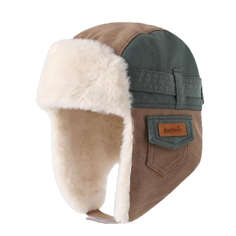 Winter Kinder Lei Feng Hut Fleece Verdickt Nordost Kältehut Jungen und Mädchen Warm Baby Outdoor Reiten Ohrenmütze