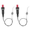2 Sets Grill Stove Igniter Set Plastic Push Type Universal Threaded Grill Stove Spark Ignition for Kitchen Accessories