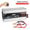 DC 12V zu AC 110V 220V Wechselrichter Haushalts-Speicherbatterie-Konverter AC-Steckdose mit Schalter USB-Ladegerät Auto-Wechselrichter 2000W