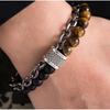 Mei Hot Sale Men's Bracelet, Beaded Chain, Double Layer Bracelet Men's Bracelet