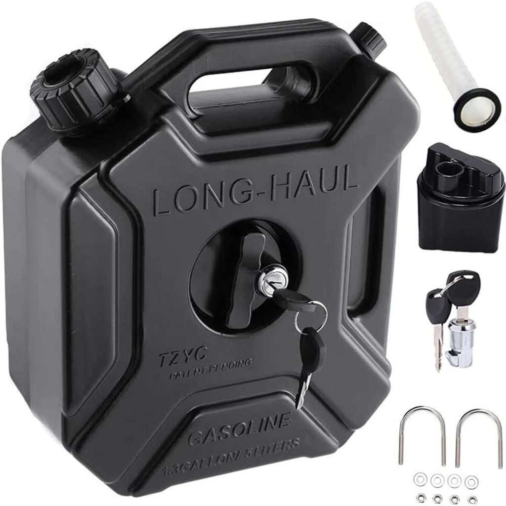 Black "Jerry Can With Mount" Fit For Royal Enfield Himalayan BS4