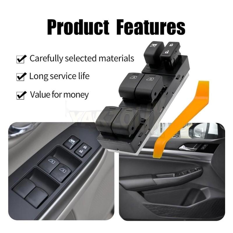 25401-9N00E for Nissan Maxima 2009 2010 2011 2012 2013 2014 Front Left Driver Side Master Power Window Switch Car Accessories