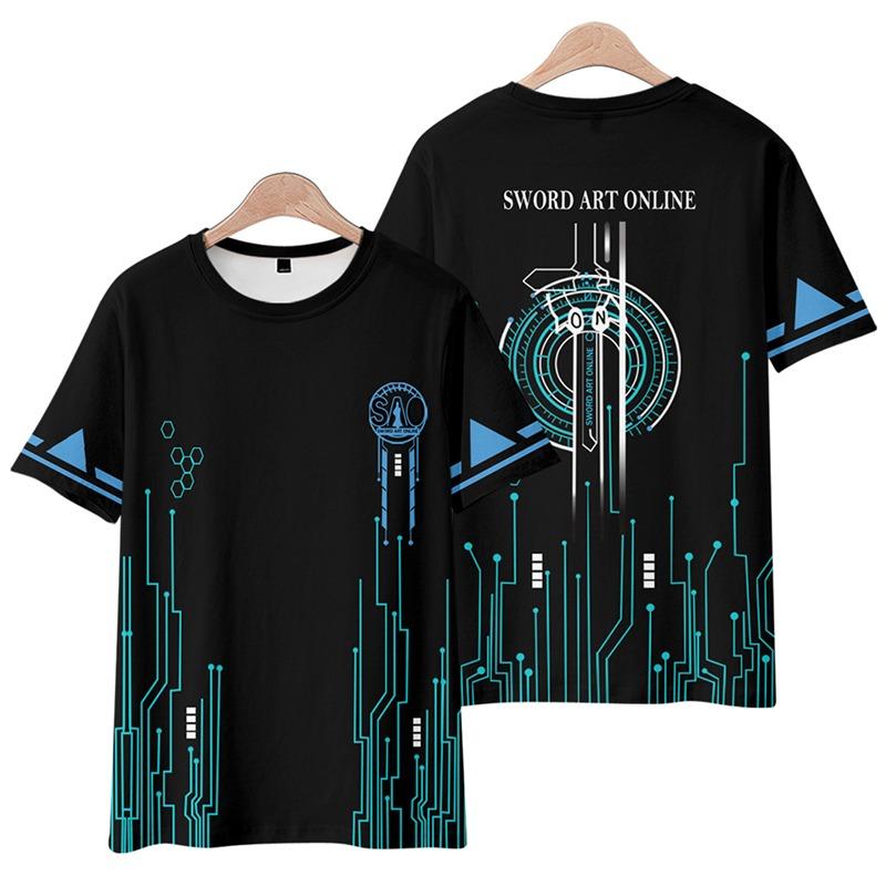 Sword Art Online AnimeT-Shirts Men Women Tee Shirt Short SleeveT Shirt Plus Size Tops