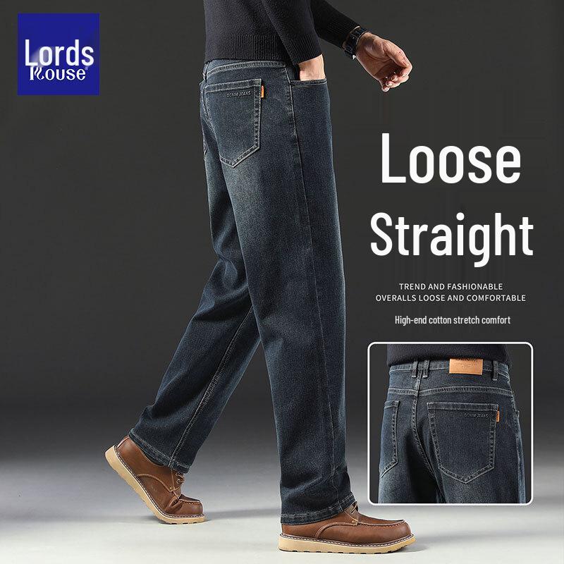 Luozi Premium Men's Stretch Straight-Leg Jeans - 2026 Autumn Collection