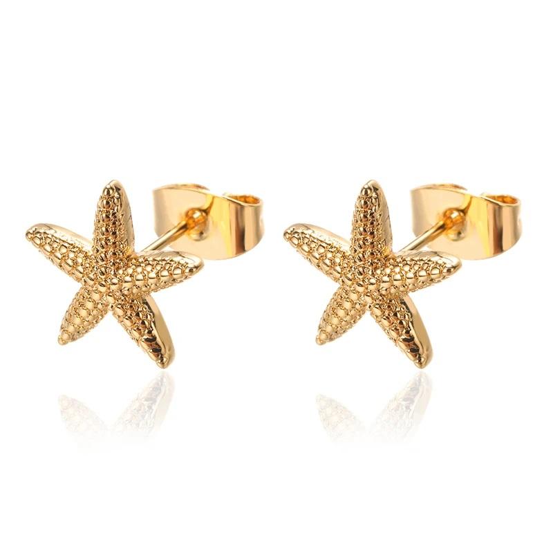 

Zircon Geometric Hoop Earrings for Women Stainless Steel Gold Color Piercing Earring 2025 New Fashion Wedding Couple Zircon