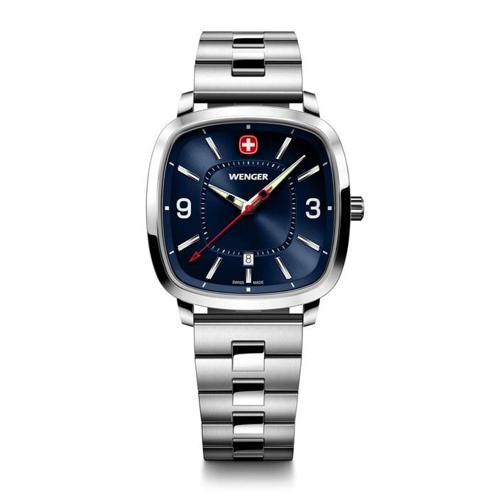 Photos - Wrist Watch Wenger Vintage Sport Watch Blue 01.1921.110 