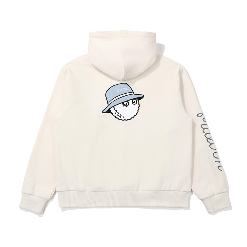 Malbon Bucket Fleece Hoodie Top Cream (Woman)