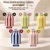 Double Handle Striped  Flower Pot INS Wall Mounted Planter Hydroponic Vase  Housewarming Gift