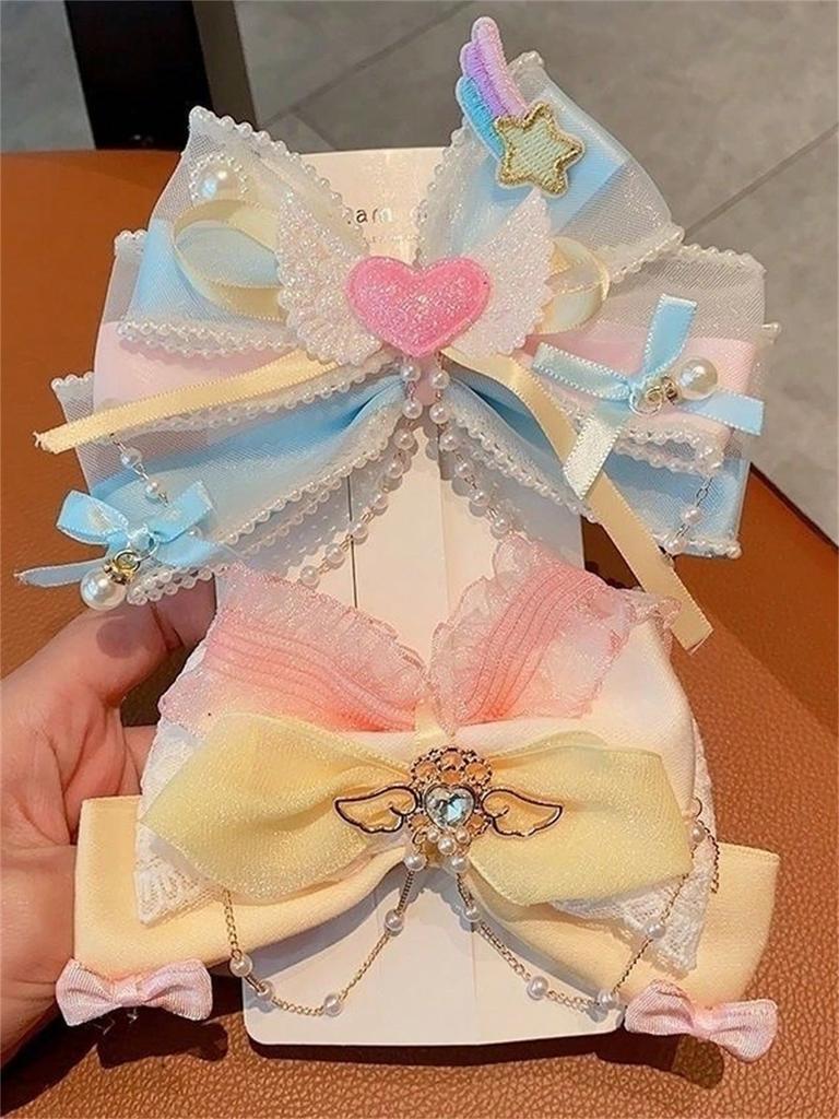 1 Damen Frühlingsfrisch Schleife Liebe Haarnadel Haar-Dopamin Haarnadel Haarschmuck