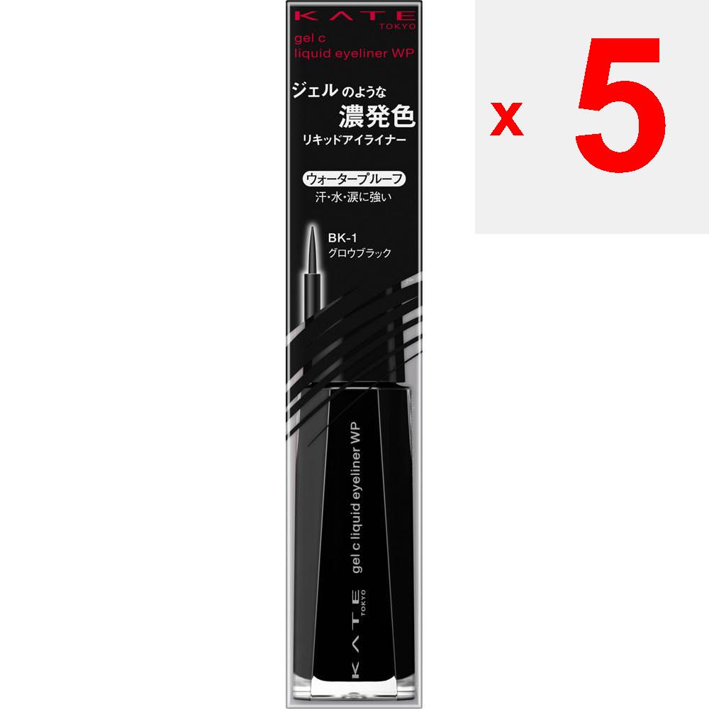 Kanebo Kate Kate Conch Gel Eyeliner WP (1.5mL) BK-1 Eye Makeup Eyeliner Shake the Brush Well Up and Down While Keeping the Cap Tightly Clos