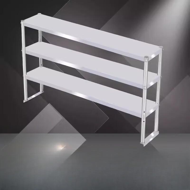 Baidehui Verdicktes Edelstahl 2-stöckiges stehendes Lagerregal