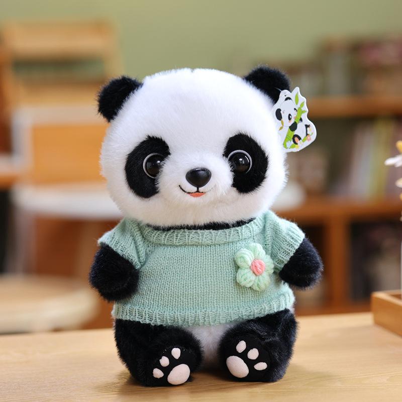 Chengdu panda doll plush toy clothing doll travel souvenir birthday gift