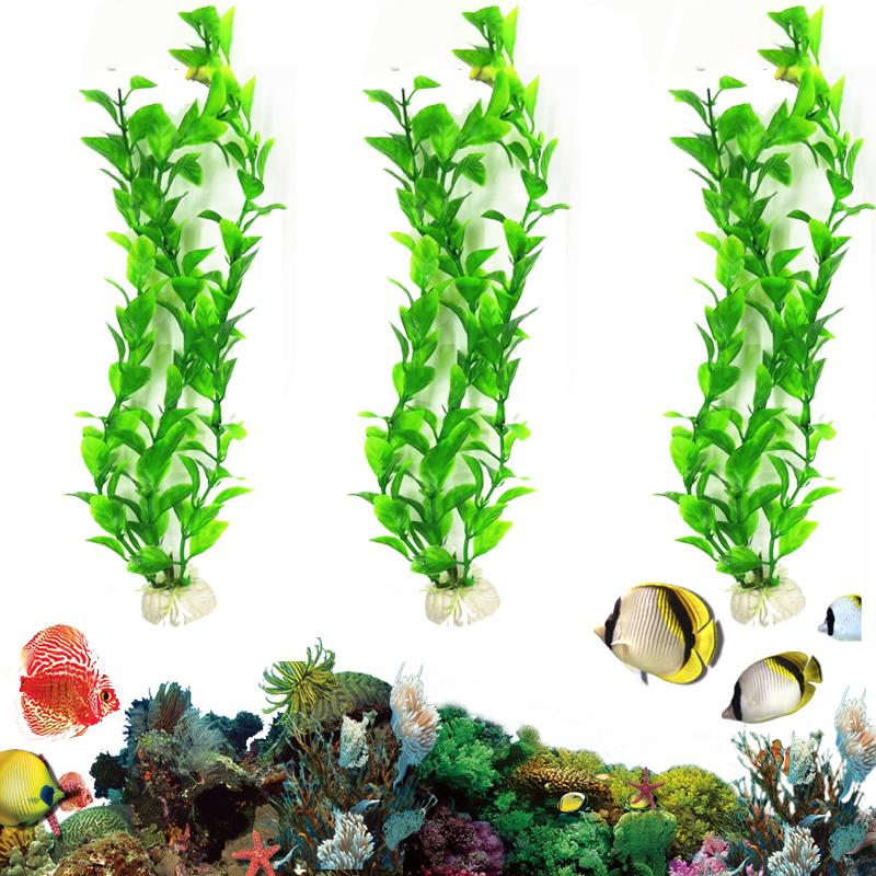 Underwater Artificial Plants Aquarium Green Simulation Craft Grass Decor Plastic Replacement Decoration Fake Ornament