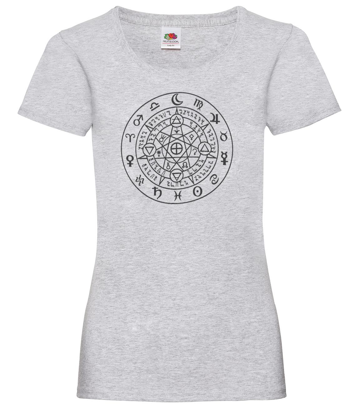 Unisexs The Pagan Protector Wicca Wiccan Witchcraft Design Lady Fit Grey TShirt 2XL