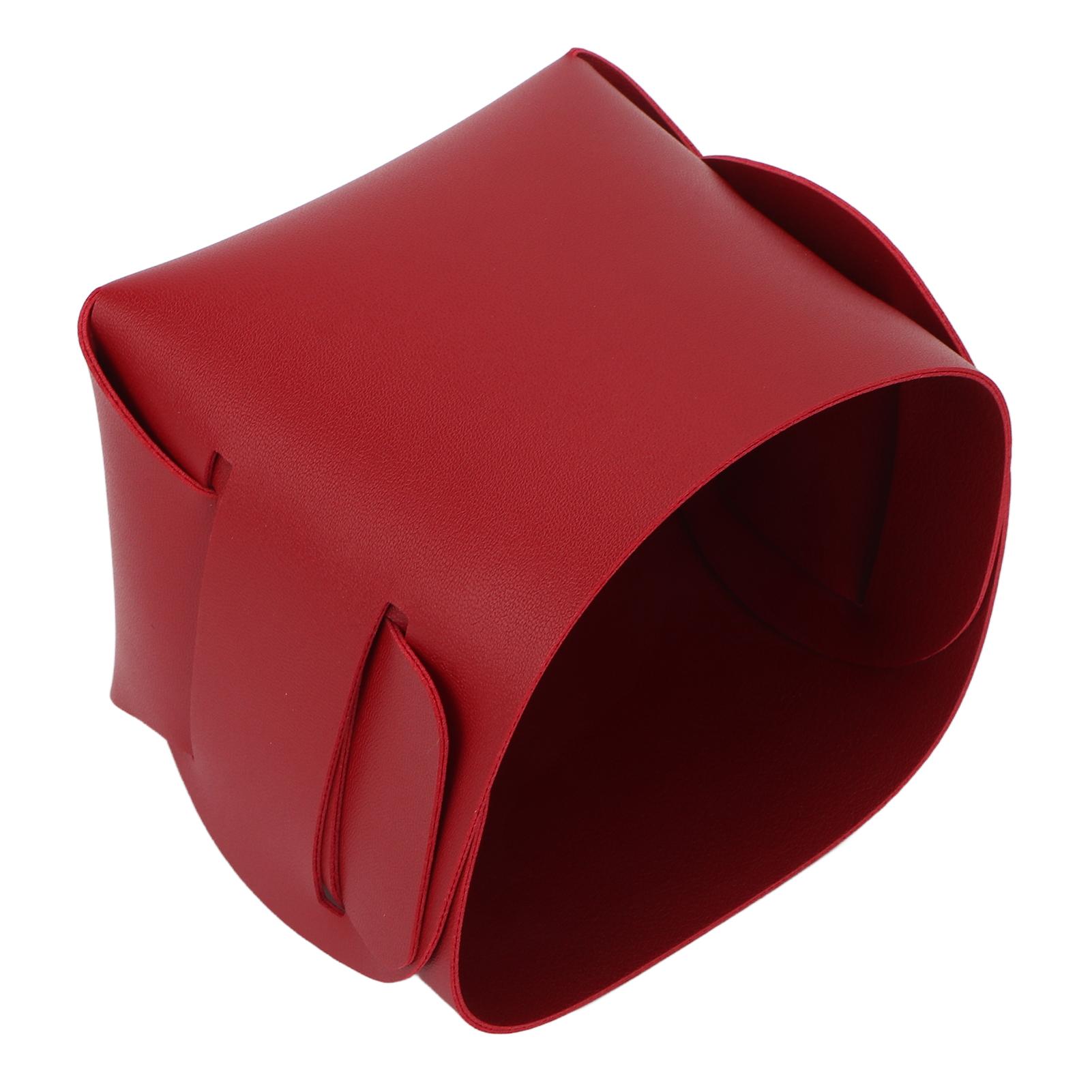 

Держатель для хранения маникюрных инструментов PU Pure Color Container Органайзер для хранения маникюрных инструментов серый красный