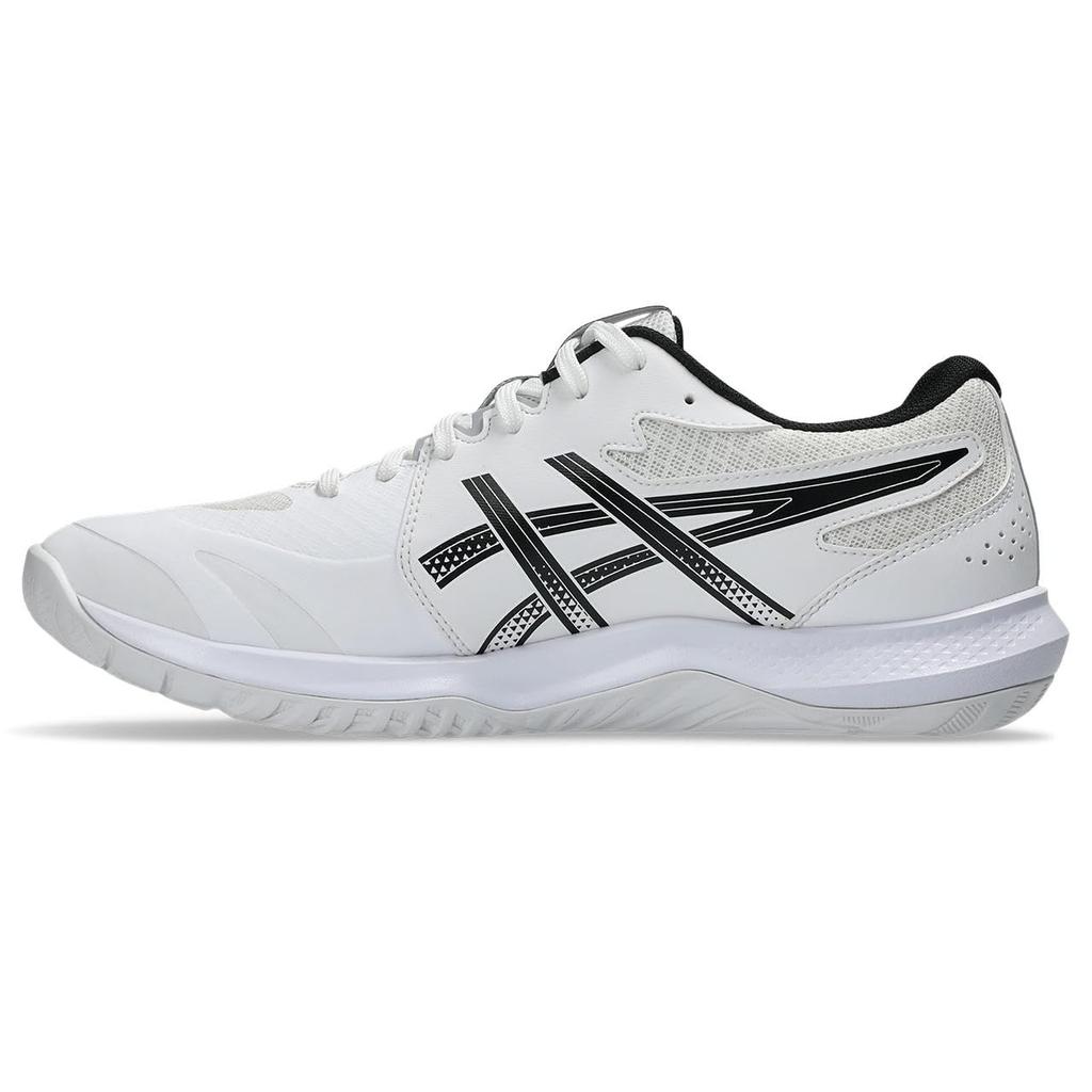Asics 13 Indoor Sports Shoes Unisex Size 100 3E GEL-TACTIC (1073A078), Adult, (White/Black), 25.5 Cm,