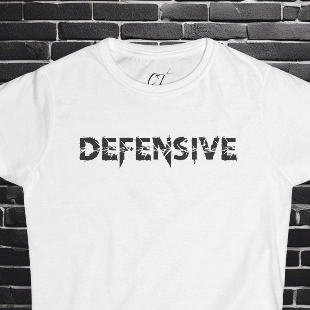 Defensive, Mens Tee, Sarcastic Shirt, Smartass Shirt, Adult Humor Shirt, Funny shirt, Funny Gift, Humorous Shirt
