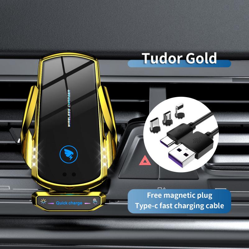 Astree 2025 Wireless Car Charger & Phone Holder - Fully Automatic Magnetic Suction for Apple Devices