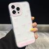 iPhone 17 Pink & White Bowknot Case with Sound-Controlled Call Flash for Apple 16