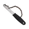 Bike Cassette Chain Wrench Steel Ergonomic Design Bike Chain Whip Tool for Outdoor Mountain Bike Repair
