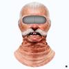 Смешная Маска-Балаклава для Старика с 3D-Печатью, Реалистичный Шлем на Все Лицо, Защита от Пыли для Езды на Велосипеде, Катания на Лыжах, Хэллоуина, Розыгрышей