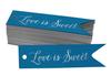 Inkdotpot Gold Foil Paper Hang Tags Love Is Sweet Wedding Favor Tags 100