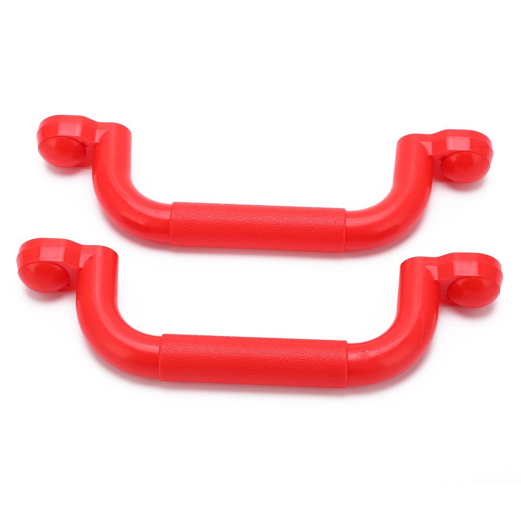 Siguranță Mânere de prindere antiderapante Kituri de feronerie de montare pentru Cadru de cățărat pentru copii, Leagăn, JucărieRoșu