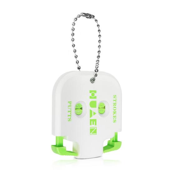 Golf Score Counter with Portable Bead Chain 2 Digit Strokes Putts Counting Tool Golf Game Scorekeeper Outdoor Sports Score Clicker Counter Scorer