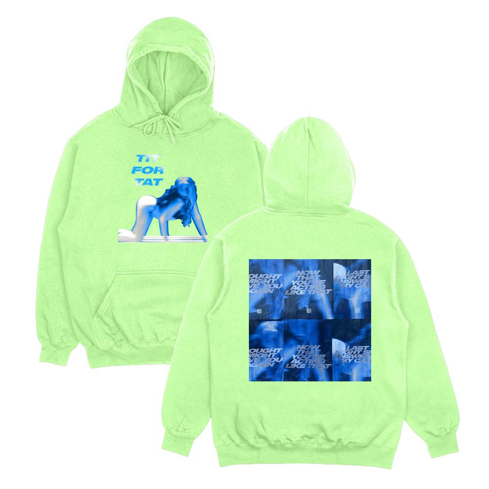 Tate McRae TIT FOR TAT Mikiny Nové Album Dámské Pánské Nová Móda Oblečení s Dlouhým Rukávem Podzim Unisex Harajuku Y2K Pulovr Streetwear