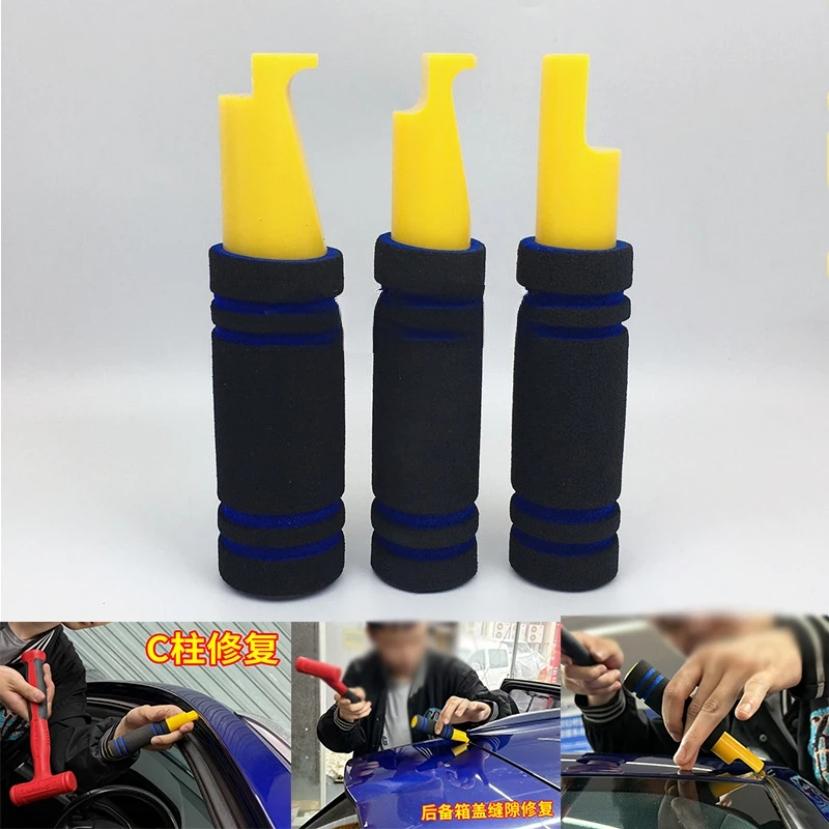 3Pcs car dent repair tool professional punch knock rod dent repair accessories free paint dent repair