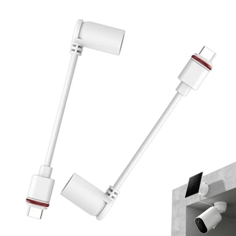 Multipurpose Type C Charging Cable Compatibility With Solars Arrays and Monitoring Devices Heat Resistant Housing