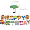 Toy Story Birthday Decorations, Character Balloons, HAPPY BIRTHDAY, Kids Celebration, Party Balloon Set