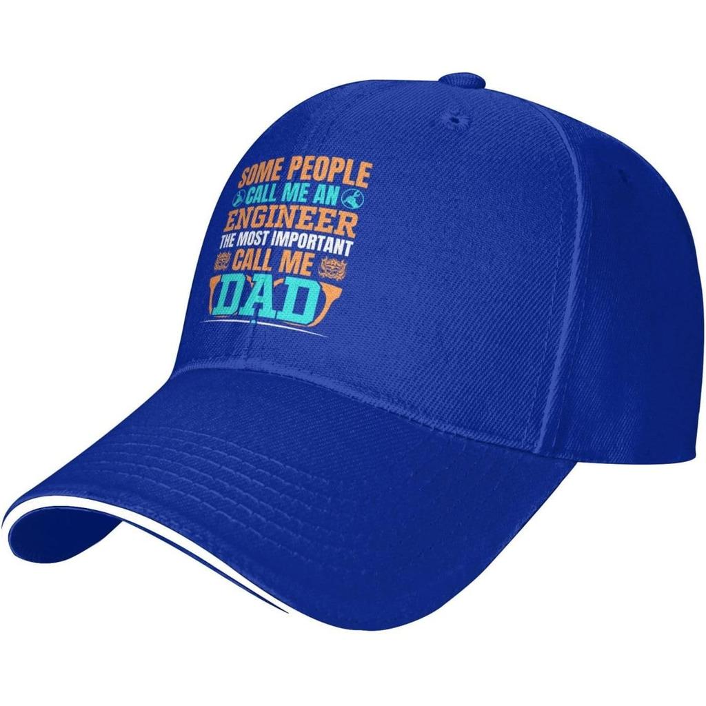 Engineer Dad Father Role Baseball Cap Polyester Casual Adjustable Sun Hat for Adult Unisex Women