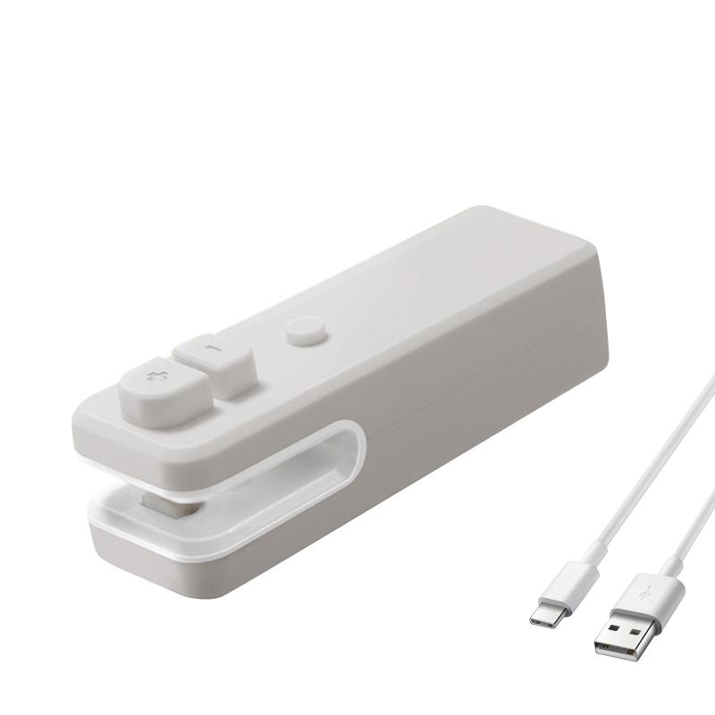 Wiederaufladbares Mini-Versiegelungsgerät Beutelversiegler Tragbares Hand-Heißsiegelgerät zur Lebensmittellagerung