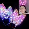 Luminous Feather Bunny Ear Plush Headband Hair Clip - Fun Accessories & Gifts