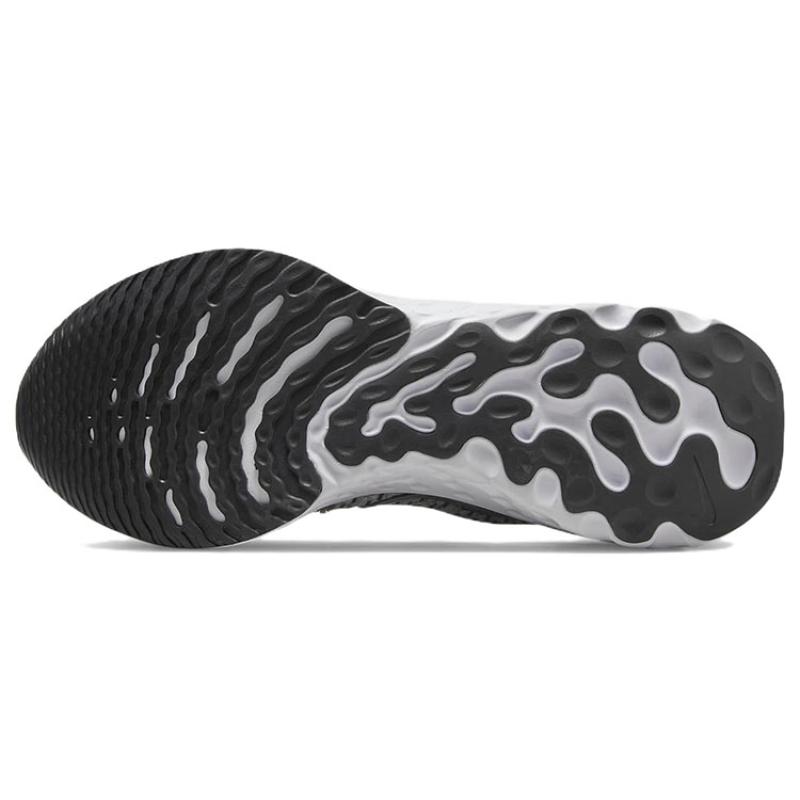 Nike React Infinity Run Flyknit 3 'Black Grey Fog' Sneakers DH5392-006