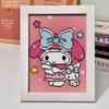 Kuromi Cartoon Diamond Painting Kit: Peace & Joy DIY Gift for Students and Kids.