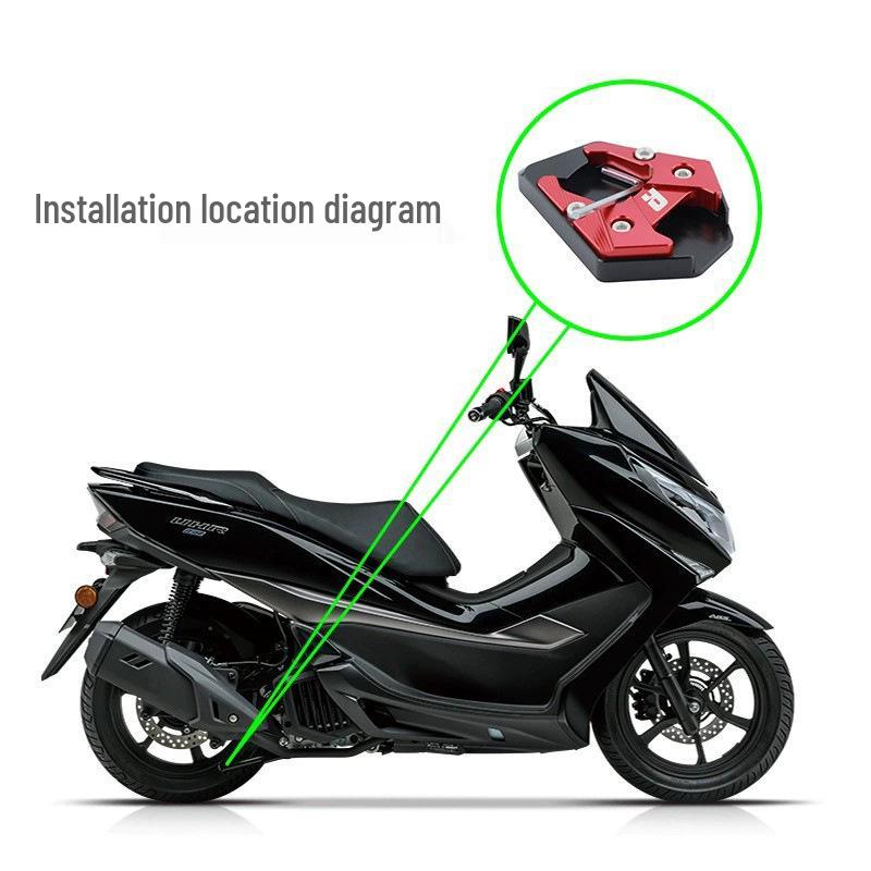 Haojue UHR150 Motorcycle Kickstand Extender Pad