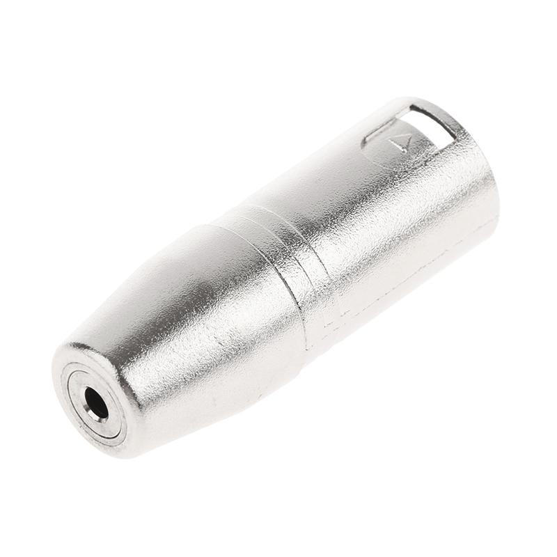 3-Pin Xlr To 3.5Mm Female Stereo Audio Connector Microphone Adaptors Coupler For Mixers Amplifiers Headphone Guitars Effects