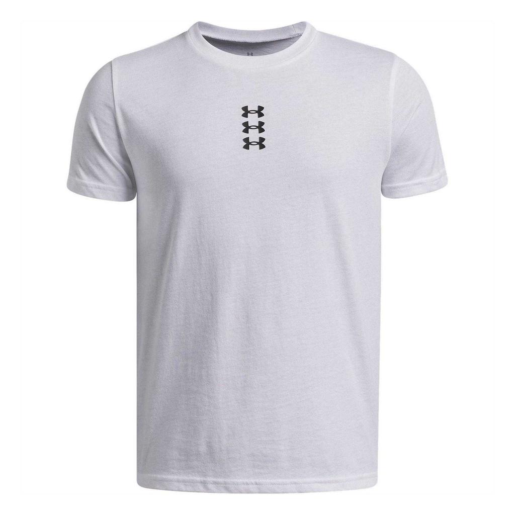 Under Armour Childrens/Kids Performance Triple Logo Basketball T-Shirt