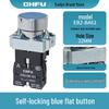 XB2 Emergency Stop Self-Locking Metal Push-Button Switch with Mushroom Head