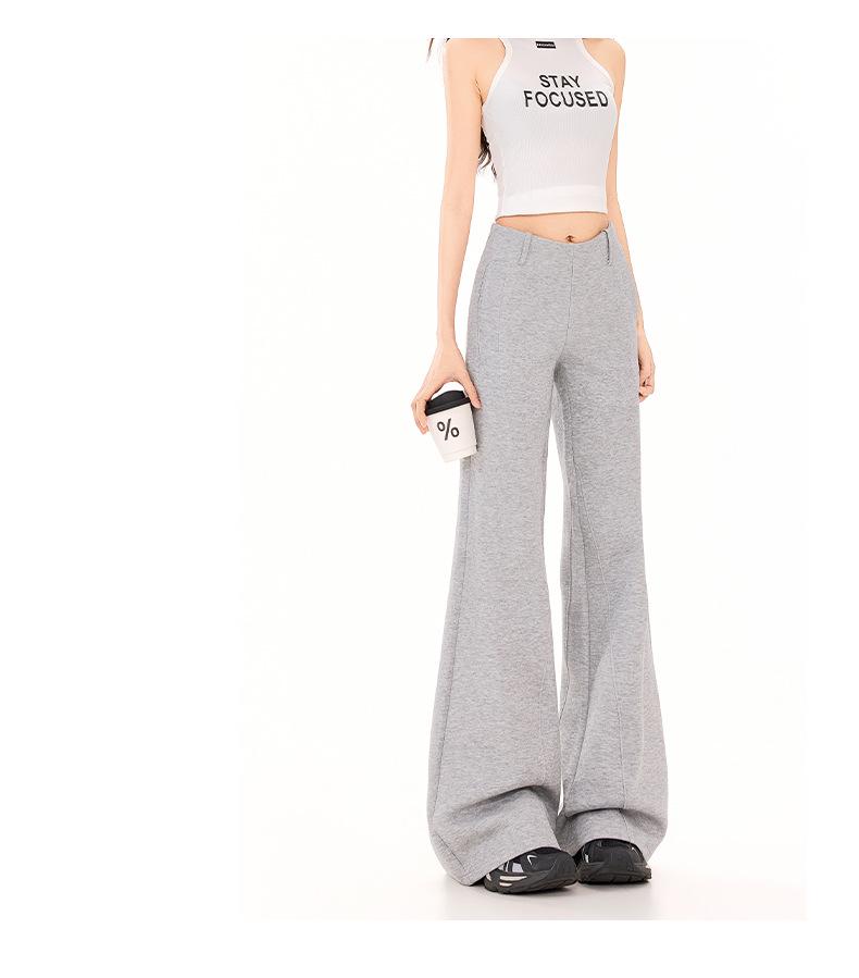 Women's High Waist Slim Fit Micro Flare Casual Pants - Spring Comfort