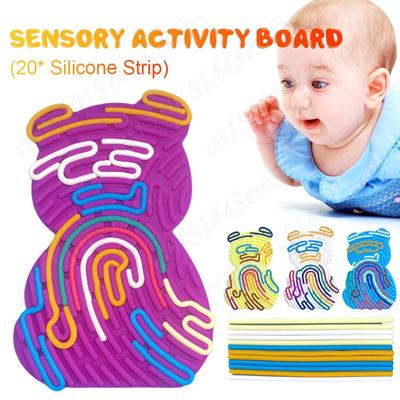 Autyzm Produkty Sensoryczne Tablica Aktywności Sensorycznej Silikonowe Sensoryczne Zabawki STEM Uspokajające Ulga w Niepokoju Zabawki Stresowe Sensoryczne Zabawki Fidget