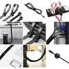 [152 Pieces] Wire Management Organizer Kit (Black)