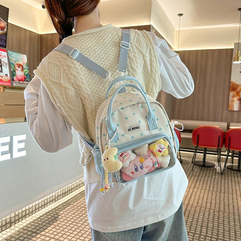Super Cute New Anime Backpack Japanese Ins Style Transparent Girl Backpack Cute Handbag