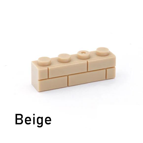 200pcs DIY Building Blocks Thick wall Figures Bricks 1x4 Dots Educational Creative Size Compatible With Brands Toys for Children